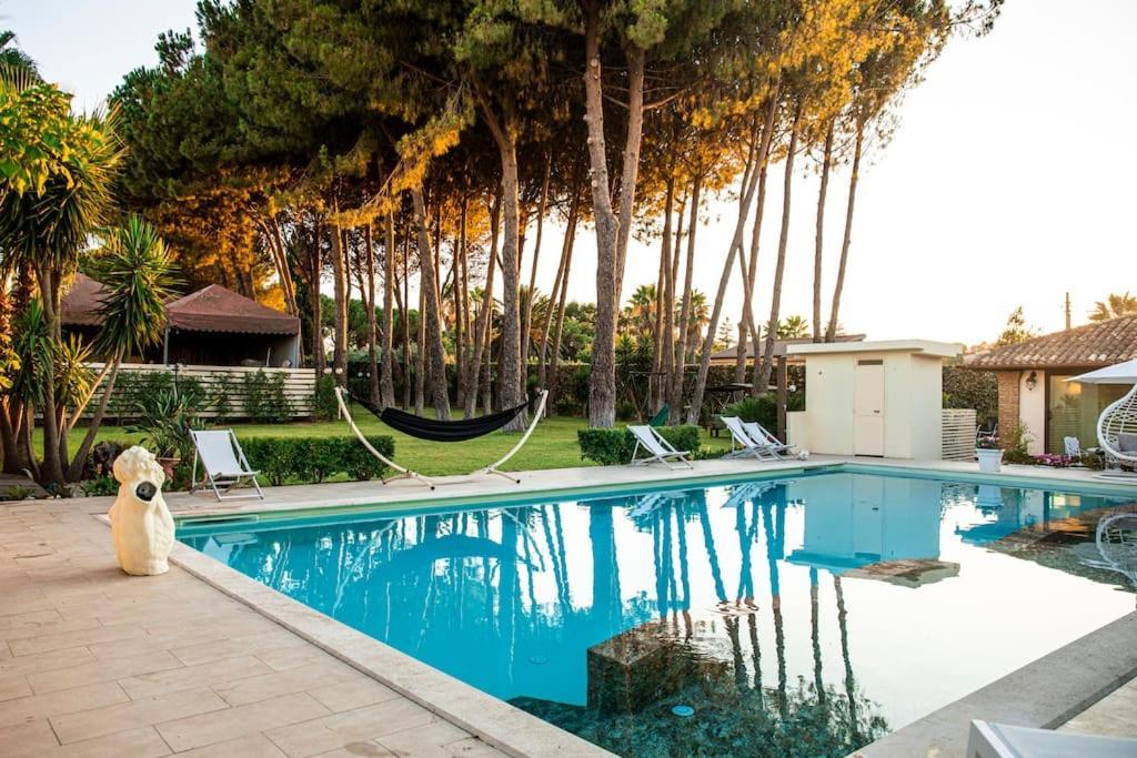 Villa con piscina e jacuzzi Canicattì Esterno foto
